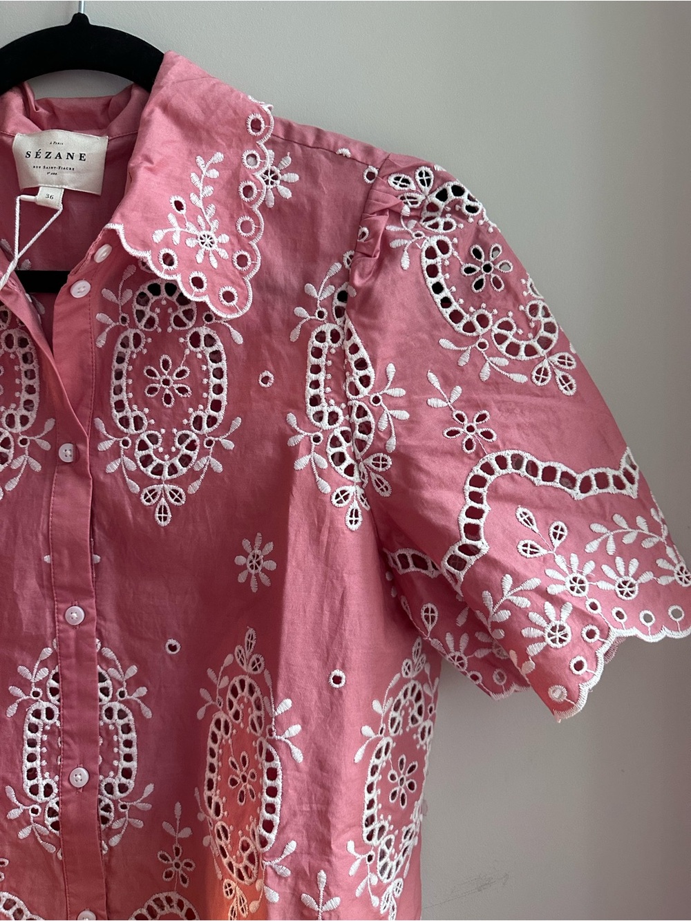 NWT Sezane Elvira Blouse - Picture 7 of 8